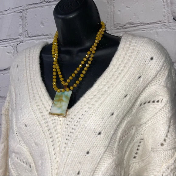 Anthropologie ivory sweater women’s medium - Picture 6 of 7